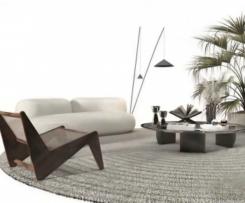 Wabi-sabi Style Sofa Combination-ID:999082096