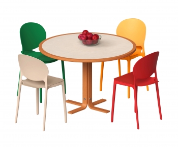 Modern Dining Table And Chairs-ID:863483917
