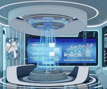 Modern Exhibition Hall-ID:551213988