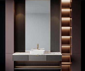 Modern Bathroom Cabinet-ID:919017084