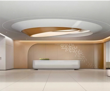 Modern Office Reception Desk-ID:746192937