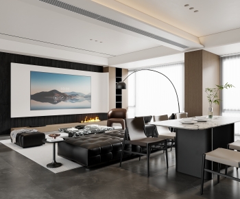 Modern A Living Room-ID:967176918