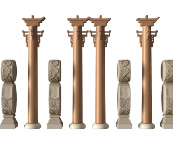 Chinese Style Column-ID:190984961