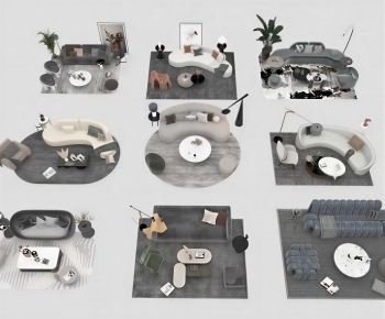 Modern Sofa Combination-ID:453999086