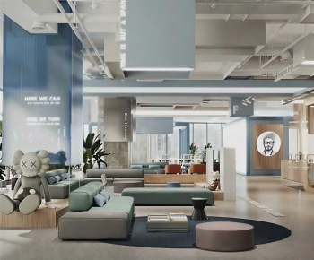 Modern Office Rest Area-ID:871597054