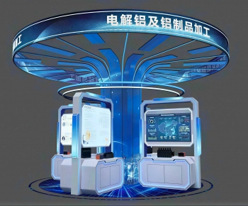 Modern Exhibition Hall-ID:376389034