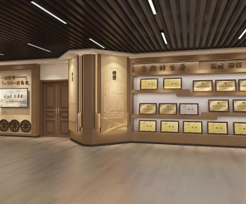 Modern Exhibition Hall-ID:616993905