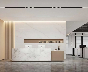 Modern Office Reception Desk-ID:214185001