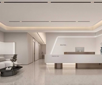 Modern Office Reception Desk-ID:397612096