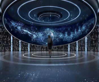 Modern Exhibition Hall-ID:820216899