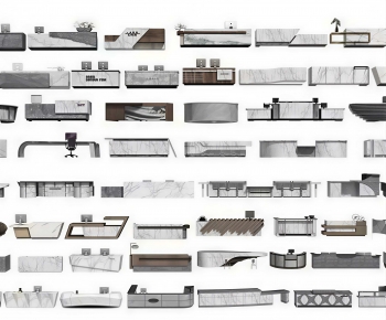 Modern Reception Desk-ID:308280032