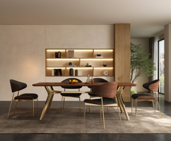 Wabi-sabi Style Dining Room-ID:394371995