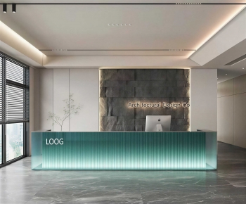 Modern Office Reception Desk-ID:221120129