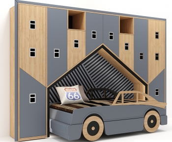 Modern Child's Bed-ID:567631968