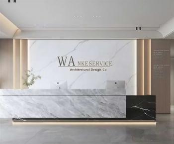 Modern Office Reception Desk-ID:291403063