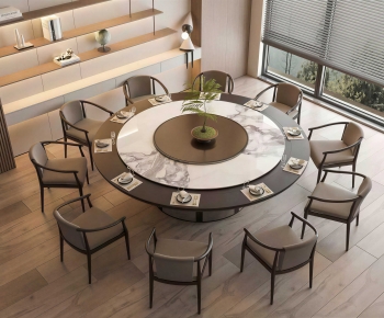 New Chinese Style Dining Table And Chairs-ID:764977935