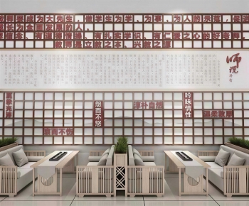 New Chinese Style Teahouse Tea House-ID:837122925