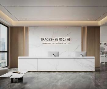 Modern Office Reception Desk-ID:367307907