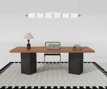 Modern Computer Desk And Chair-ID:260260118
