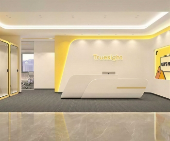 Modern Office Reception Desk-ID:913779022