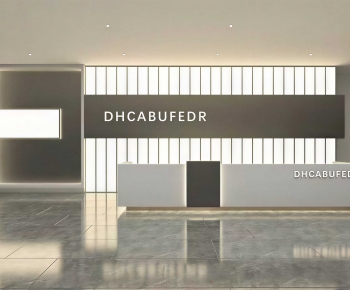 Modern Office Reception Desk-ID:933003909