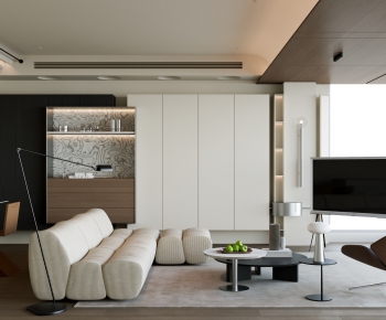 Modern A Living Room-ID:484600075