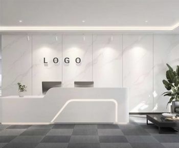 Modern Office Reception Desk-ID:261959087