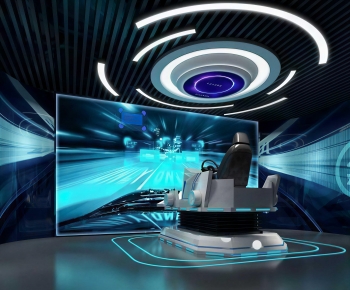 Modern Exhibition Hall-ID:400264982