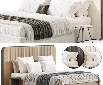 Modern Double Bed-ID:710771083