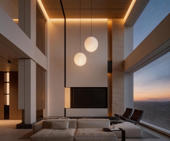 Modern A Living Room-ID:885266072