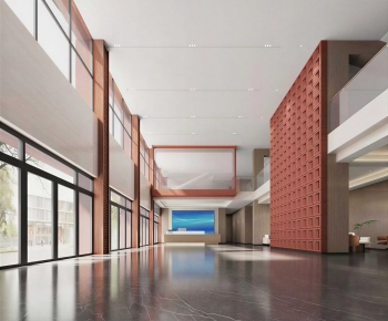 Modern Office Reception Desk-ID:259522915