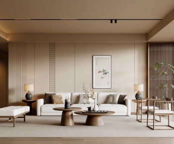 New Chinese Style A Living Room-ID:292699105