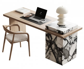 Modern Computer Desk And Chair-ID:622038853