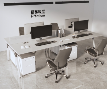 Modern Office Desk And Chair-ID:328249972