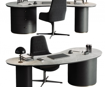Modern Office Desk And Chair-ID:969794994