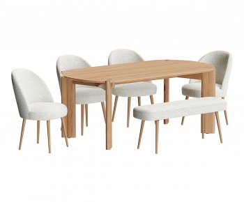 Modern Dining Table And Chairs-ID:675796037