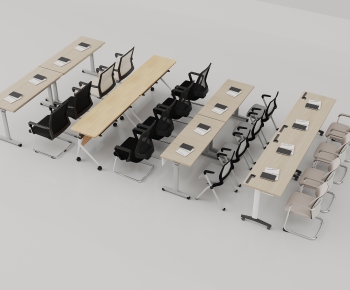 Modern Office Desk And Chair-ID:249670034