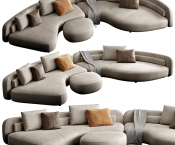 Modern Curved Sofa-ID:750950107