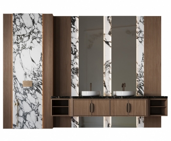 Modern Bathroom Cabinet-ID:131761078