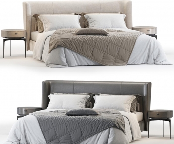 Modern Double Bed-ID:130989638