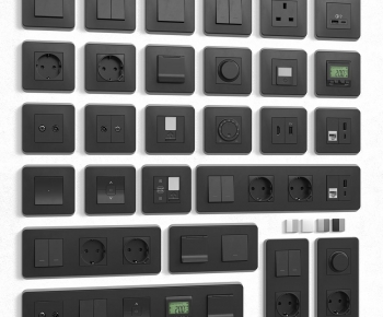 Modern Switch Socket Panel-ID:853440057