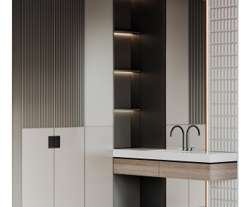 Modern Bathroom Cabinet-ID:762927062