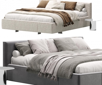 Modern Double Bed-ID:866894963