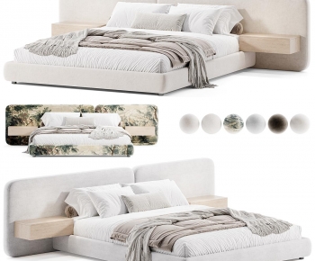 Modern Double Bed-ID:671715026