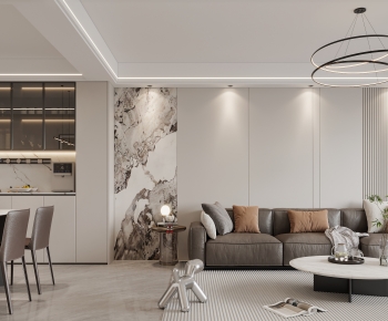 Modern A Living Room-ID:299566038