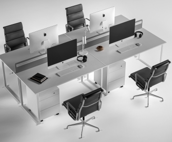 Modern Office Desk And Chair-ID:789096126