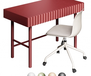 Modern Computer Desk And Chair-ID:631443988