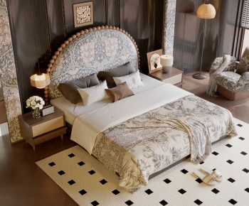 French Style Double Bed-ID:812482124