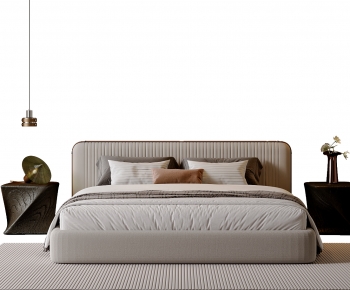 Modern Double Bed-ID:622416977