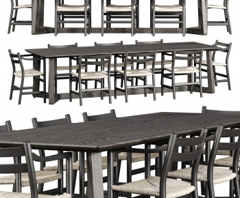 Modern Dining Table And Chairs-ID:596368071